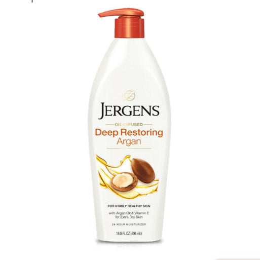 Jergens Deep Restoring Argan – Lotion Hydratante Réparatrice - 496ML