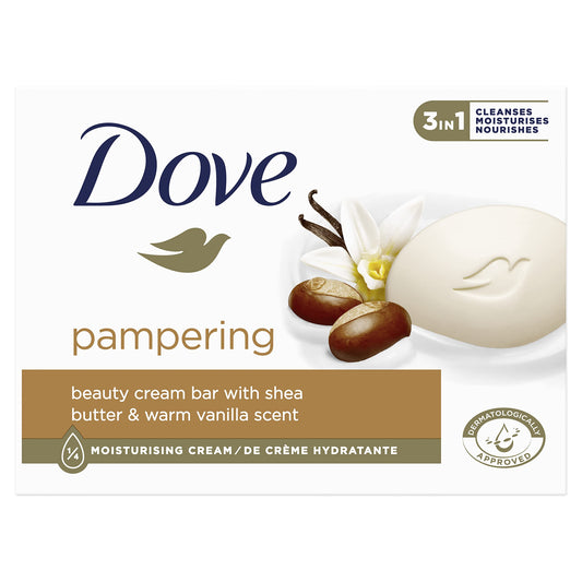 Dove Savon Cream Bar Pampering - Beurre de Karité et Vanille