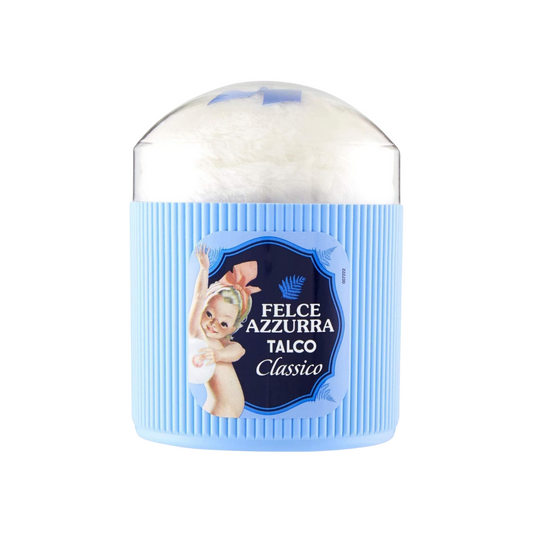 Felce Azzurra Talc avec pompom - 250g