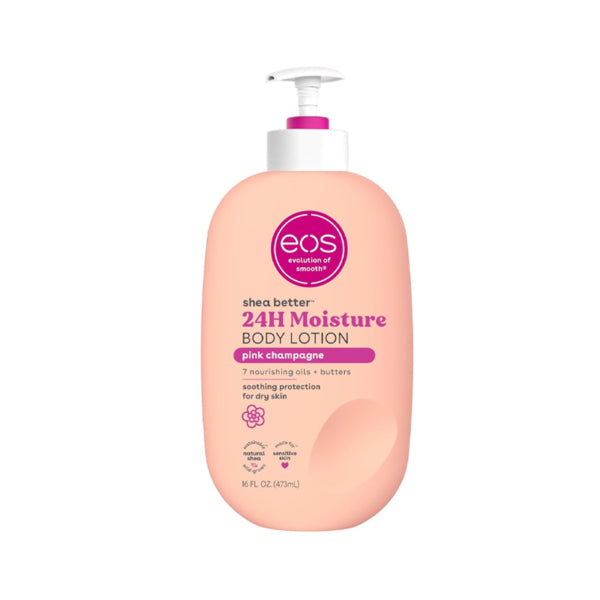 EOS SHEA BUTTER Body Lotion Pink Champagne - 473ml