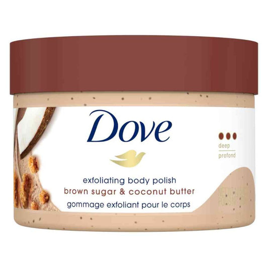 Dove Gommage Corps Sucre Brun Et Beurre De Noix De Coco - 298g