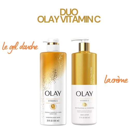 Gel douche et Lotion Olay Vitamine C
