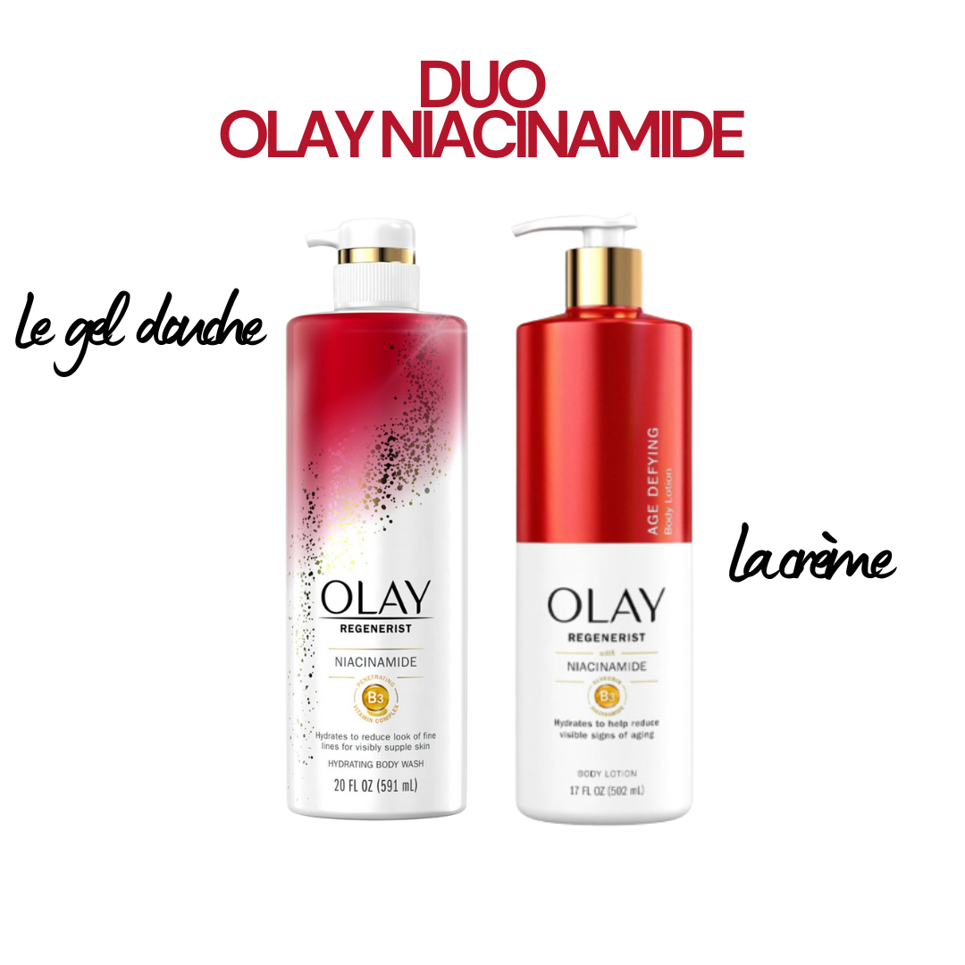 Gel douche et Lotion Olay Niacinamide