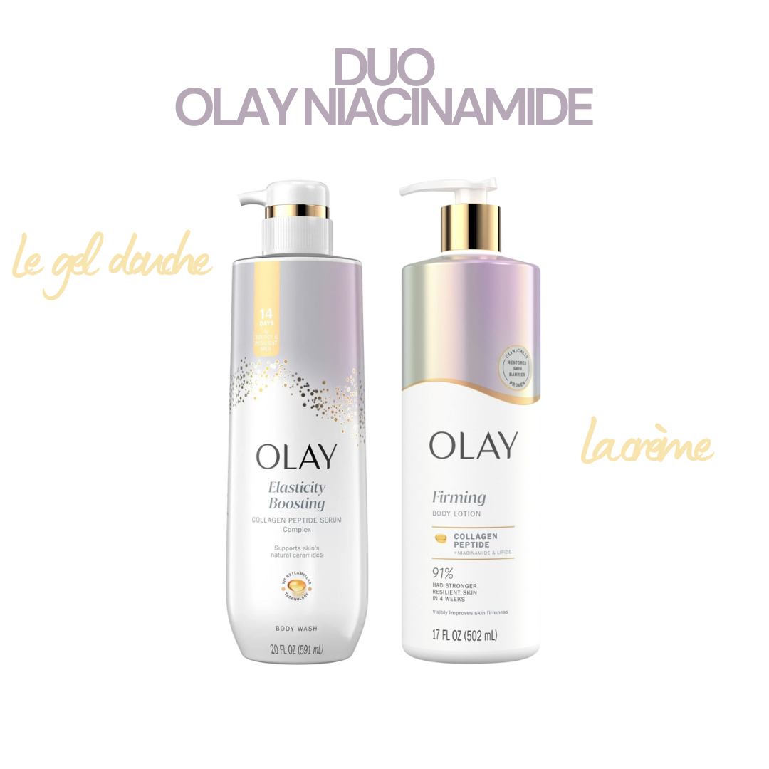 Gel douche et Lotion Olay Collagen