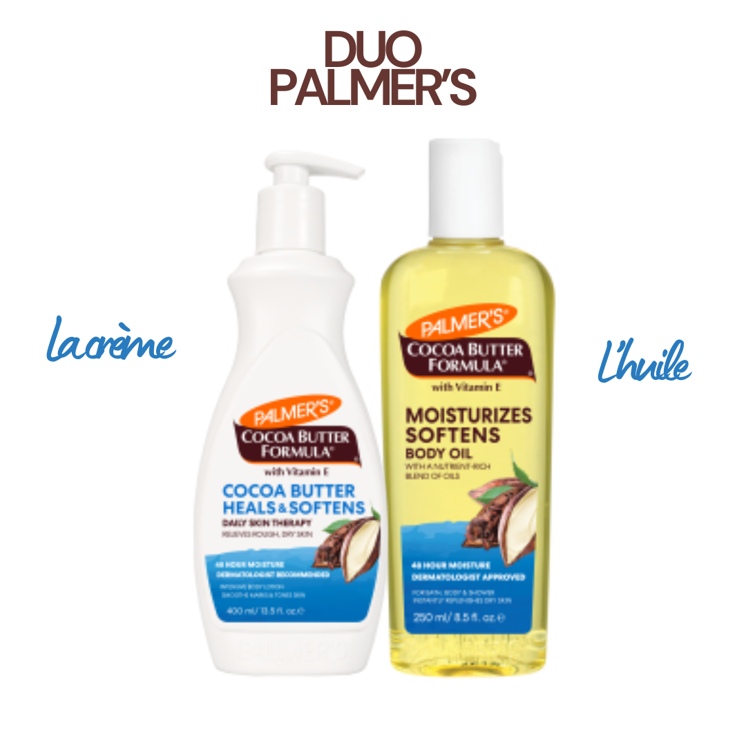 Lotion et Huile Palmer's Cocoa Butter Vitamine E