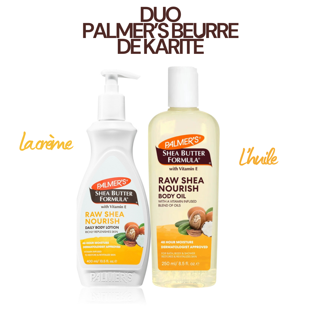 Lotion et Huile Palmer's Raw Shea