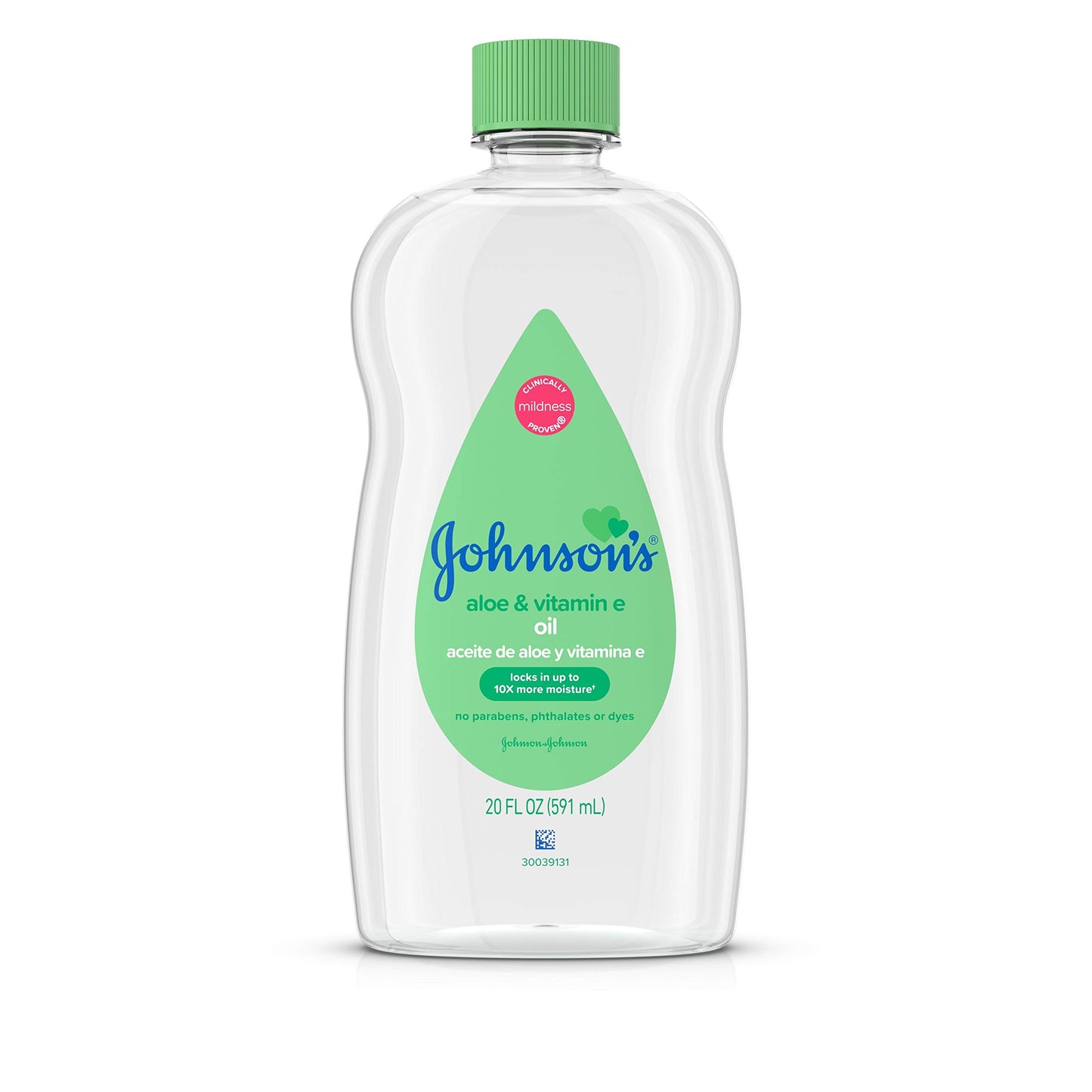 Huile hydratant à l'aloe vera - Johnson's 300ML