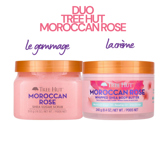 Gommage et Crème Tree hut Moroccan Rose
