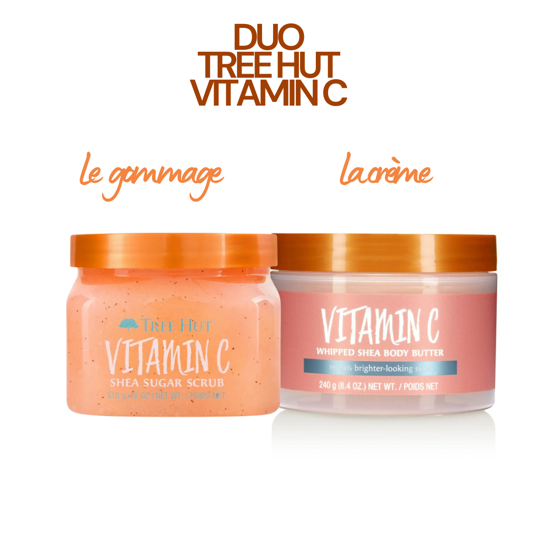 Gommage et Crème Tree hut Vitamine C