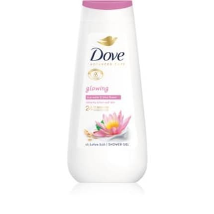 Dove Advanced Care Illuminating Gel Douche – Eau de Riz & Fleur de Lotus - 225ML